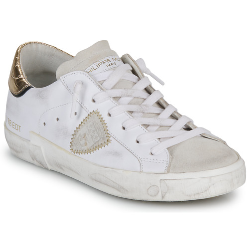 Sneakers basse    PARIS X VEAU CROCO  Bianco