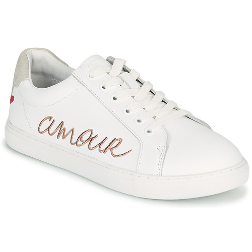 Sneakers basse    SIMONE AMOUR BLANC ROSE GOLD  Bianco