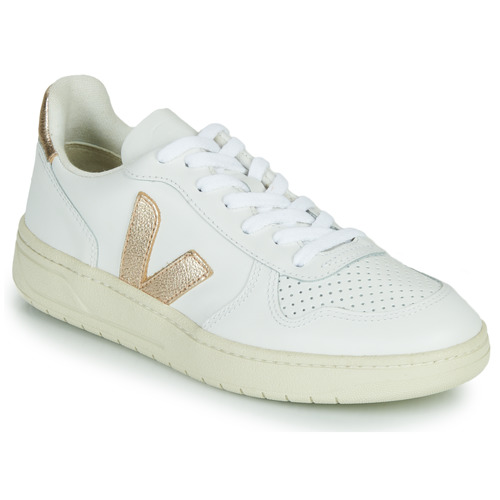 Sneakers basse    V-10  Bianco