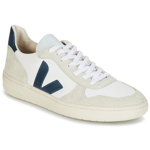 Sneakers basse    V-10  Bianco