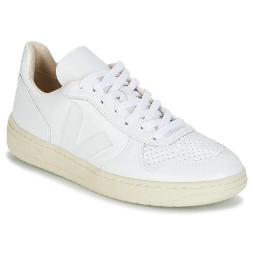 Sneakers basse    V-10  Bianco