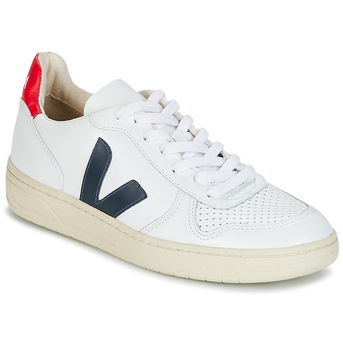 Sneakers basse    V-10  Bianco