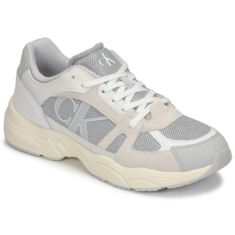 Sneakers uomo Calvin Klein Jeans  RETRO TENNIS LACEUP MIX LTH  Grigio Calvin Klein Jeans 8720108178006