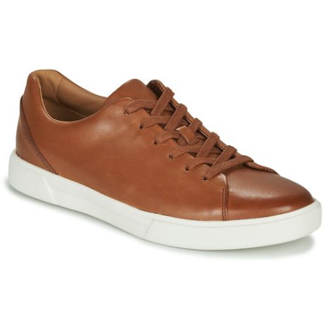 Clarks brown sneakers best sale