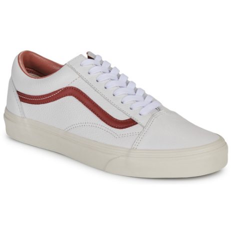 Sneakers uomo Vans  Old Skool PREMIUM LEATHER RUSSET BROWN  Bianco Vans 197063326045