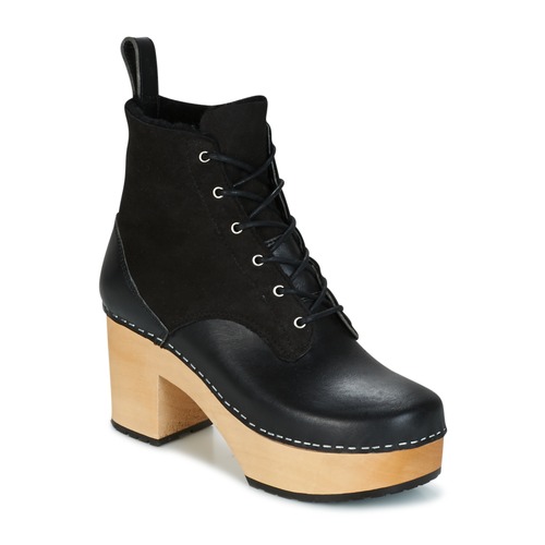 Stivaletti    HIPPIE LACE UP  Nero