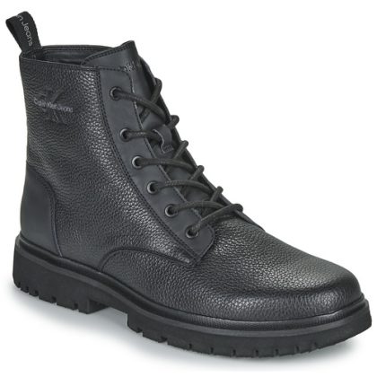 Stivaletti uomo Calvin Klein Jeans  EVA MID LACEUP BOOT LTH  Nero Calvin Klein Jeans 8720108615112