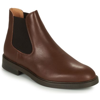 Stivaletti uomo Selected  SLHBLAKE LEATHER CHELSEA BOOT  Marrone Selected 5715324730773