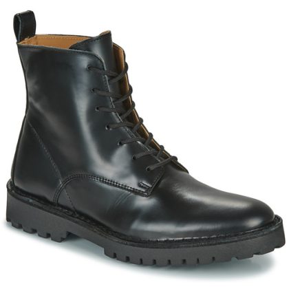 Stivaletti uomo Selected  SLHRICKY LEATHER LACE-UP BOOT  Nero Selected 5715433546807