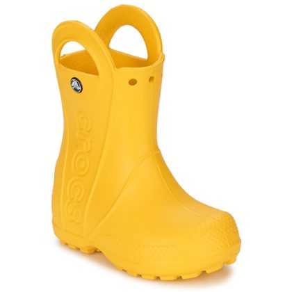 Stivali bambini ragazza Crocs  HANDLE IT RAIN BOOT KIDS  Giallo Crocs 883503861251