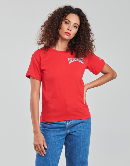 T-shirt-CREWNECK-T-SHIRT-Rosso-1