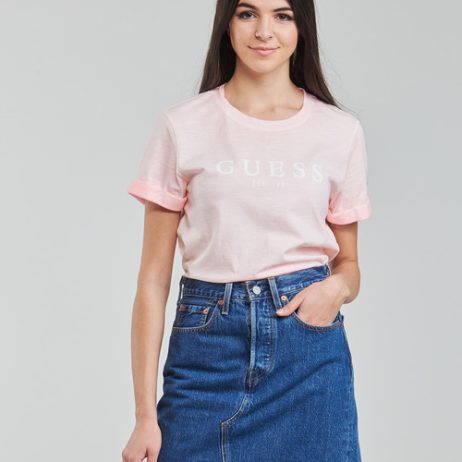 T-shirt-ES-SS-GUESS-1981-ROLL-CUFF-TEE-Rosa-1