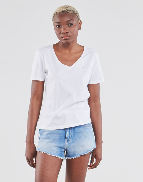 T-shirt-SOFT-JERSEY-V-NECK-Bianco-1