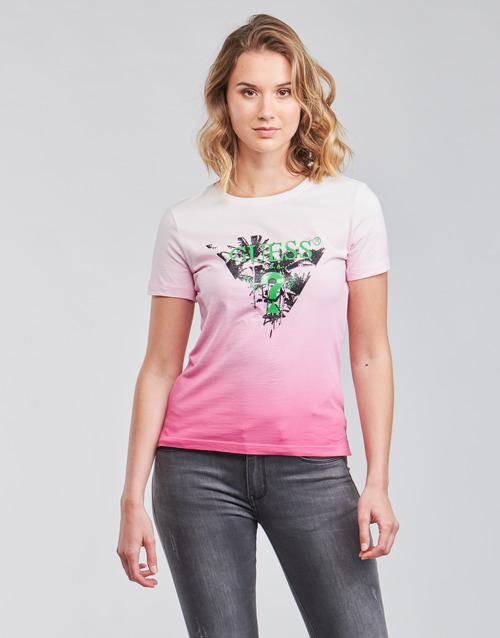 T-shirt-SS-CN-PALMS-TEE-Rosa-1