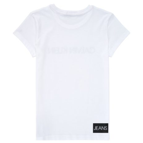 T-shirt-ragazza-Calvin-Klein-Jeans-INSTITUTIONAL-T-SHIRT-Bianco-Calvin-Klein-Jeans-8719852062198-1