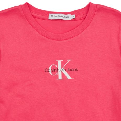 T-shirt-ragazza-Calvin-Klein-Jeans-MICRO-MONOGRAM-TOP-Rosa-Calvin-Klein-Jeans-8720107841383-2