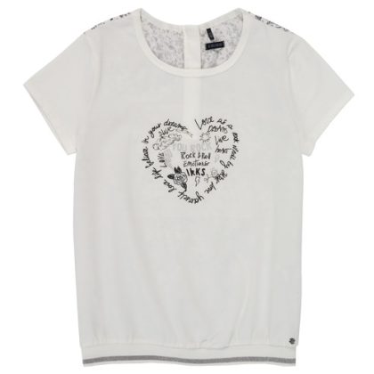 T-shirt ragazza Ikks  XS10242-19-J  Bianco Ikks 3605443328239