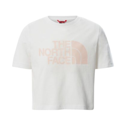 T-shirt ragazza The North Face  EASY CROPPED TEE  Bianco The North Face 194114827148