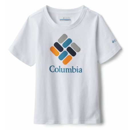 T-shirt ragazzo Columbia  VALLEY CREEK SS GRAPHIC SHIRT  Bianco Columbia 194894614914