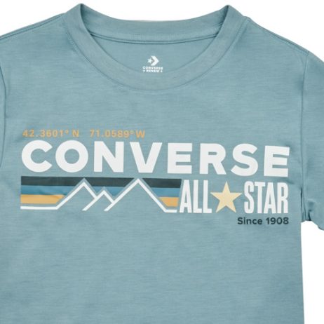 T-shirt-ragazzo-Converse-WORDMARKCHESTSTRIPE-Blu-Converse-196327441784-2