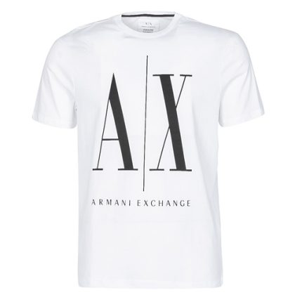 T-shirt uomo Armani Exchange  HULO  Bianco Armani Exchange 8054709097467