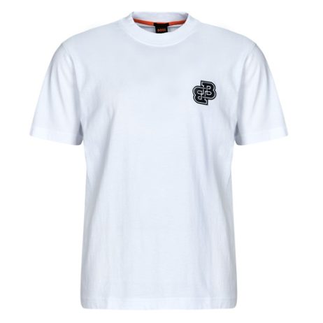 T-shirt uomo BOSS  Tevarsity  Bianco BOSS 4063536443136