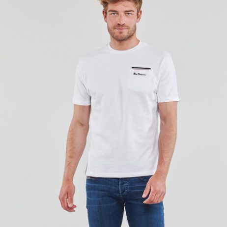 T-shirt-uomo-Ben-Sherman-PIQUE-POCKETT-Bianco-Ben-Sherman-5059508334945-1