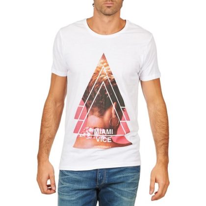 T-shirt uomo Eleven Paris  MIAMI M MEN  Bianco Eleven Paris 3607891148124