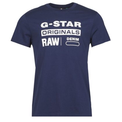 T-shirt uomo G-Star Raw  GRAPHIC 8 R T SS  Blu G-Star Raw 8719767822672