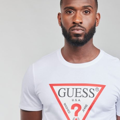 T-shirt-uomo-Guess-CN-SS-ORIGINAL-LOGO-TEE-Bianco-Guess-7620207089719-4