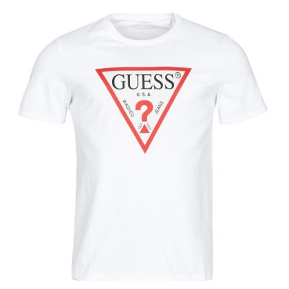 T-shirt uomo Guess  CN SS ORIGINAL LOGO TEE  Bianco Guess 7620207089719