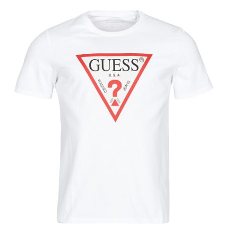 T-shirt uomo Guess  CN SS ORIGINAL LOGO TEE  Bianco Guess 7620207089719