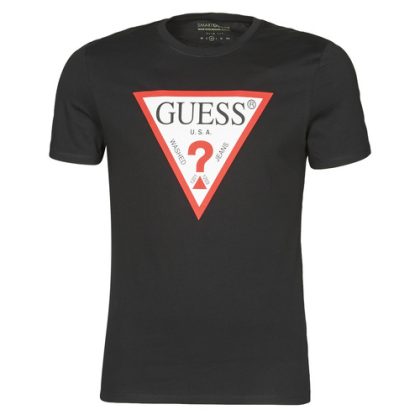 T-shirt uomo Guess  CN SS ORIGINAL LOGO TEE  Nero Guess 7618483107081