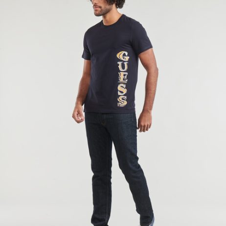 T-shirt-uomo-Guess-SS-CN-VERTICAL-GUESS-TEE-Marine-Guess-7624926505505-2