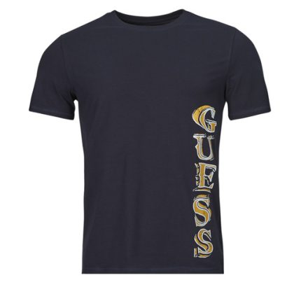 T-shirt uomo Guess  SS CN VERTICAL GUESS TEE  Marine Guess 7624926505505