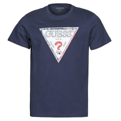 T-shirt uomo Guess  TRIESLEY CN SS TEE  Blu Guess 7618483107364