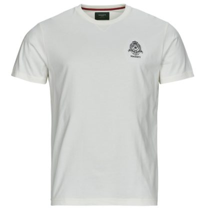 T-shirt uomo Hackett  EFFORTLESS LONDON HERITAGE LOGO TEE  Bianco Hackett 5059747546215