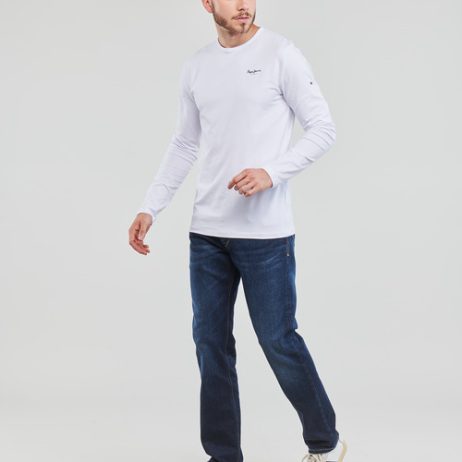 T-shirt-uomo-Pepe-jeans-ORIGINAL-BASIC-2-LONG-Bianco-Pepe-jeans-8445512047853-2