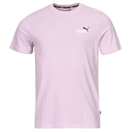 T-shirt uomo Puma  ESS+ 2 COL SMALL LOGO TEE  Rosa Puma 4099686763534