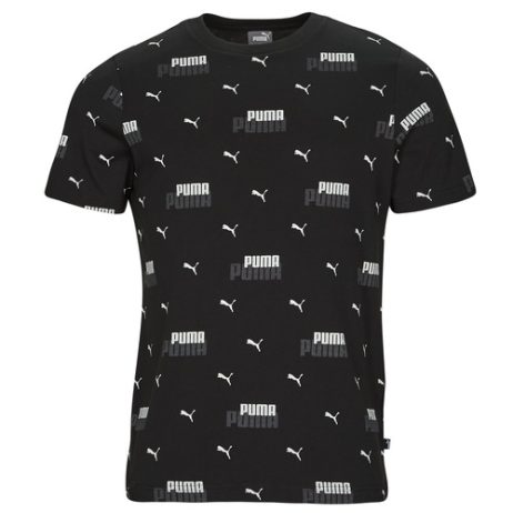 T-shirt uomo Puma  ESS+ LOGO POWER AOP  Nero Puma 4065453147692