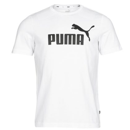 T-shirt uomo Puma  ESS LOGO TEE  Bianco Puma 4063697398788