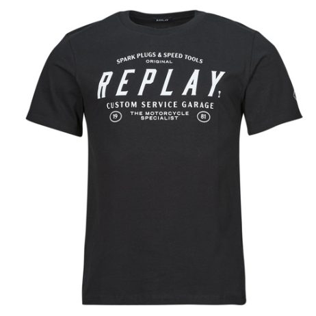 T-shirt uomo Replay  M6840-000-2660  Nero Replay 8058700014409