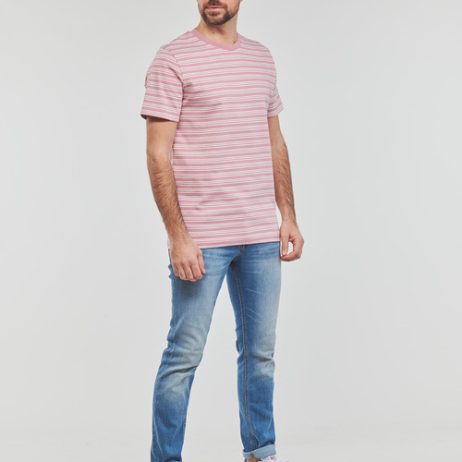 T-shirt-uomo-Selected-SLHANDY-STRIPE-SS-O-NECK-TEE-W-Multicolore-Selected-5715323385813-2