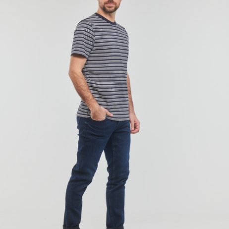 T-shirt-uomo-Selected-SLHANDY-STRIPE-SS-O-NECK-TEE-W-Multicolore-Selected-5715323386704-2