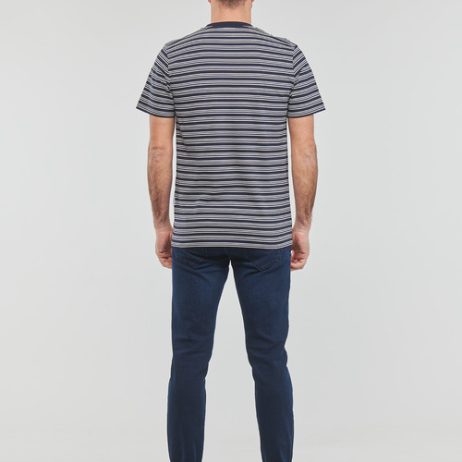 T-shirt-uomo-Selected-SLHANDY-STRIPE-SS-O-NECK-TEE-W-Multicolore-Selected-5715323386704-3