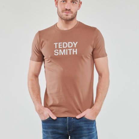 T-shirt-uomo-Teddy-Smith-TICLASS-BASIC-MC-Marrone-Teddy-Smith-3607185724157-1