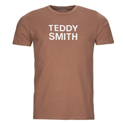 T-shirt uomo Teddy Smith  TICLASS BASIC MC  Marrone Teddy Smith 3607185724157