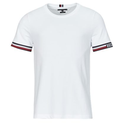 T-shirt uomo Tommy Hilfiger  MONOTYPE BOLD GSTIPPING TEE  Bianco Tommy Hilfiger 8720645709343