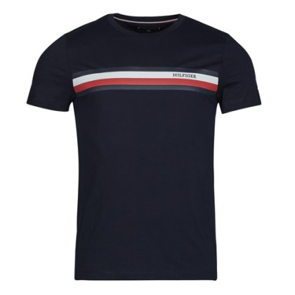 T-shirt uomo Tommy Hilfiger  RWB MONOTYPE CHEST STRIPE TEE  Marine Tommy Hilfiger 8720644108895