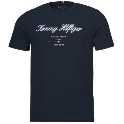 T-shirt uomo Tommy Hilfiger  SCRIPT LOGO TEE  Marine Tommy Hilfiger 8720645696308